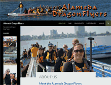 Tablet Screenshot of alamedadragonflyers.com